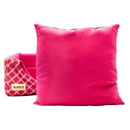 Cama Iglu E Toca Para Cachorro Luppet Luxo Rosa Geométrico - M - 4