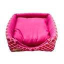 Ver imagem 3 de Cama Iglu e Toca para Cachorro Luppet Luxo Rosa Geométrico - M