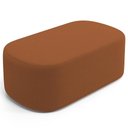 Ver mais imagens de Cabeceira Cama Box 100cm Lanna com Puff Recamier Doha W01 Bouclê Terracota - Lyam Decor