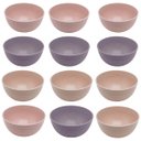 Ver imagem 1 de Kit 12 Cumbucas Bowl de Bambu Ecológico Sortido Sobremesa Cereais Frutas Petiscos