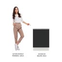 Ver imagem 6 de Balcão Armário de Cozinha 60 cm 1 Porta Branco/Preto Agata Madesa