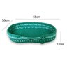 Cama Pet Oval Verde Feito A Mão Fio De Malha Mimosbybeth - 3