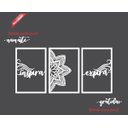 Ver imagem 6 de Quadro Trio Mandala Inspire Expire Mdf Premium Vazado