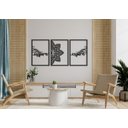 Ver imagem 5 de Quadro Trio Mandala Inspire Expire Mdf Premium Vazado