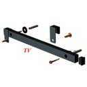 Ver imagem 3 de SUPORTE UNIVERSAL FIXO REGUA TV 56" VESA ATÉ 400 PRETO