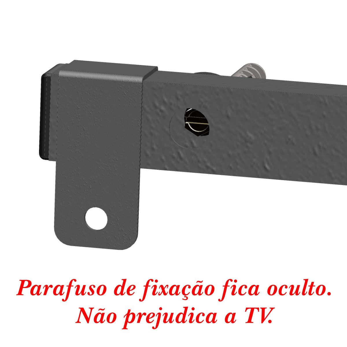 SUPORTE UNIVERSAL FIXO REGUA TV 56" VESA ATÉ 400 PRETO - 6