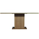 Ver imagem 2 de Mesa de Jantar Retangular Tampo de Vidro Rustic/Branco 5275 Madesa