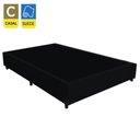 Ver imagem 2 de Cama Box Casal Suede Sereneprime Preto 138x188x40