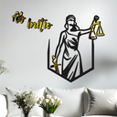Ver imagem 2 de Quadro Decorativo Deusa da Justiça Escritório Advocacia