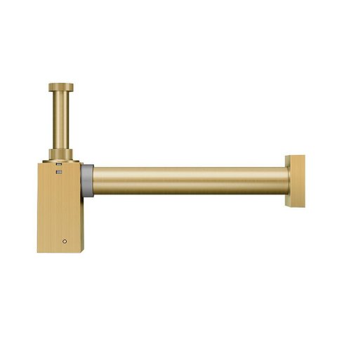 Sifão para Lavatório Docol Square 90006360072 Ouro Escovado