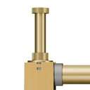 Ver imagem 2 de Sifão para Lavatório Docol Square 90006360072 Ouro Escovado