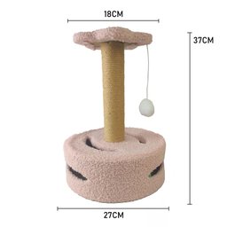 Arranhador para Gatos Bola Brincadeira Arranhar Brincar Pet Shop Sisal Interativo Macio Confortável  - 3
