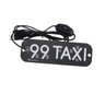 Placa Em Led Com Escrita 99 Taxi Tomada Usb Ventosa De Vidro - 1