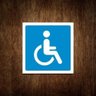 Placa Preferencial Deficiente Físico Acessibilidade (36X36) - 1