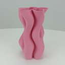 Ver imagem 3 de Vaso Decorativo Enfiete Casa Aparador 3D Home&Co Cerâmica 24x14x14cm Rosa