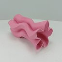 Ver imagem 2 de Vaso Decorativo Enfiete Casa Aparador 3D Home&Co Cerâmica 24x14x14cm Rosa