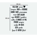 Ver imagem 2 de Adesivo Parede Quarto Frase Fale Com Amor Seja Grato Perdoe