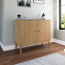 Ver imagem 2 de Buffet Aparador com 2 Portas Mel Mdp 90x38x77cm Mb 1062 Movelbento