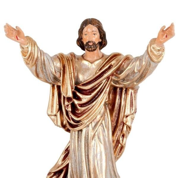 Imagem em Resina para Parede, Tam 30 cm: Cristo Ressuscitado (294) - 5