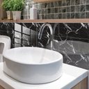 Ver imagem 4 de Kit 30 Placas Revestimento Parede Auto-Adesiva Imitação Mármore 30 x 60cm - K30IM05