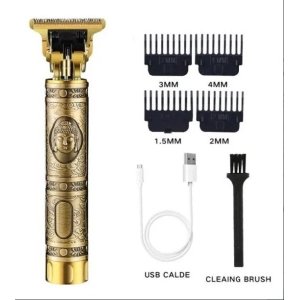 Maquina Barbeador Aparador de Pelos Retro Buda Gold Daling