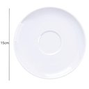 Ver imagem 4 de Jogo 4 Xícaras de Chá 210ml com Pires Porcelana Branca Sophia Tramontina Café Cappuccino Mesa
