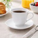 Ver imagem 6 de Jogo 4 Xícaras de Chá 210ml com Pires Porcelana Branca Sophia Tramontina Café Cappuccino Mesa
