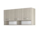 Ver imagem 4 de Armario Aereo Cozinha 3 Portas 1,20 M com Nicho Alice Plus Hr Móveis