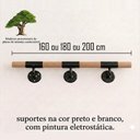 Ver imagem 2 de Corrimão de Madeira Modular Tubular 200x3,8cm