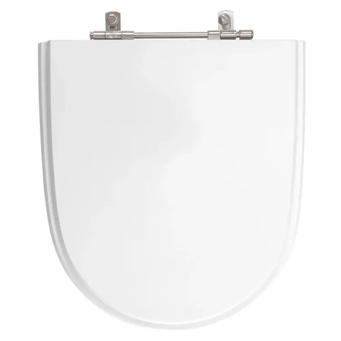 Tampa de Vaso em MDF Mondiale Branco para bacia Celite