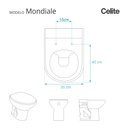 Ver imagem 3 de Tampa de Vaso em MDF Mondiale Branco para bacia Celite