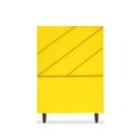 Ver imagem 1 de Cabeceira Estofada Queen Cristal 90cm Suede Amarelo