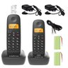 Kit Residencial Telefone Fixo sem Fio com Ramal Adicional - 1