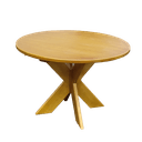 Ver imagem 1 de Mesa de Jantar Redonda Country 1,20m Madeira Maciça