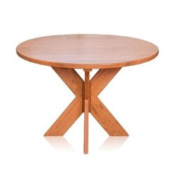 Conjunto Mesa Jantar Redonda 1,20M 4 Cadeiras Country Madeira Maciça - 3