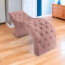 Ver imagem 2 de Maca Estética Estofada Capitonê Salão Design de Sobrancelhas - Rose Gold