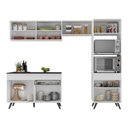Ver imagem 6 de Armário de Cozinha Compacta 4 peças MP3692.964 Veneza Branco