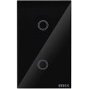 Ver imagem 1 de Interruptor Smarteck 4X2 2 Módulos Touch Preto