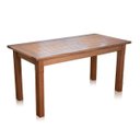 Ver imagem 3 de Conjunto Mesa Jantar Ripada 1,60M 6 Cadeiras Confort Madeira Maciça