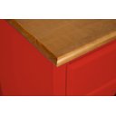 Ver imagem 7 de Mesa de Cabeceira Luis Xv 3 Gavetas - Vermelho