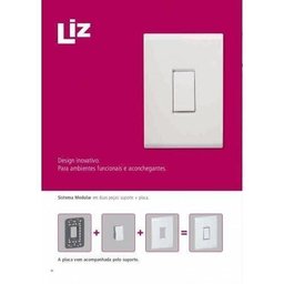 Conjunto Interruptor Duplo 1 Simples + 1 Paralelo - Tramontina - 2 Conjunto Interruptor Duplo 1 Simples + 1 Paralelo - Tramontina - 2