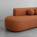 Ver imagem 4 de Sofá Orgânico Versátil Abby 160 Cm - Zahav Estofados:bouclê/terracota