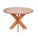 Ver imagem 3 de Conjunto Mesa de Jantar Redonda 1,20M com 4 Cadeiras Country em Madeira de Lei Maciça