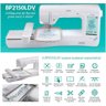 Máquina de Bordado Brother Bp2150ldv,30x18-autovolt - 6
