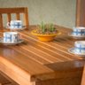 Conjunto de Mesa Ripada 1,20M com 4 Cadeiras Confort em Madeira de Lei Maciça - 2