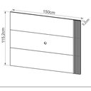 Ver imagem 2 de Painel TV Natural e Off White