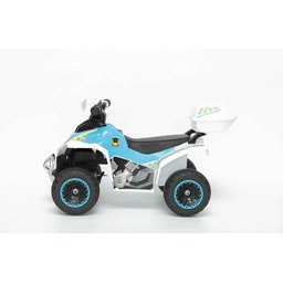Mini Quadriciclo Eletrico Infantil 6v Branco - Importway - 3