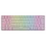 Teclado Mecânico Gamer sem Fio Fortrek Gravity Air - Abnt2 - 2.4ghz - Rgb - Switch Brown - Branco - 1