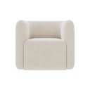 Ver imagem 2 de Poltrona Decorativa Sala de Estar Trinidad Base Fixa Bouclê Off White G33 - Gran Belo