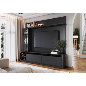 Estante Home para TV até 60 Polegadas 1 Porta de Vidro Veneza 